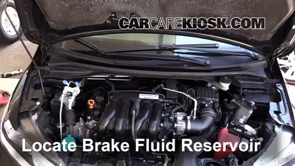 2015 Honda Fit EX 1.5L 4 Cyl. Brake Fluid Check Fluid Level